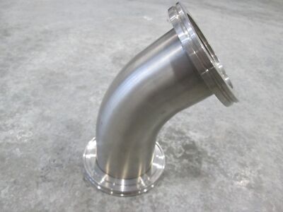 ISO80-ISO80 Stainless Steel 45 Degree Elbow Adapter, Used