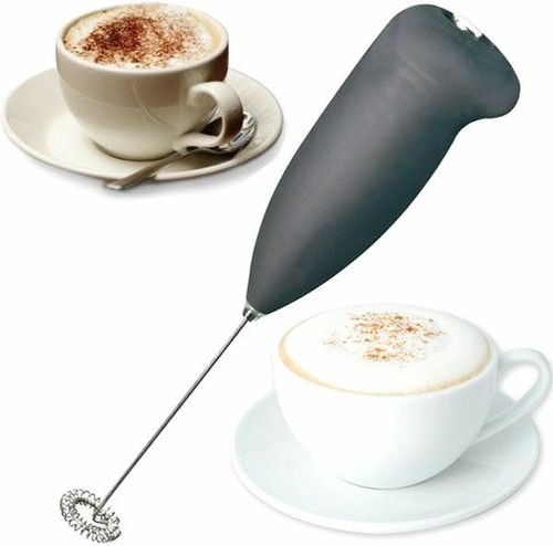 Frullatore di whisky schiumatore latte elettrico frullatore caffè frullatore di uova latte - Foto 6 di 10