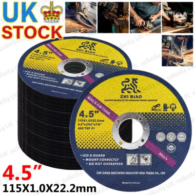 115MM 4.5" ULTRA THIN 1MM METAL ABRASIVE CUTTING BLADE DISC STEEL ANGLE GRINDER