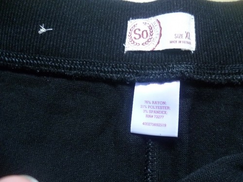 SO Damen Jogginghose / Sweatpants schwarz Größe XL - Bild 4 von 6