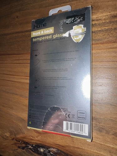 GENUINE iHome Apple iPhone Tempered Glass Front & Back Screen Protector 8 Plus + - Picture 6 of 6