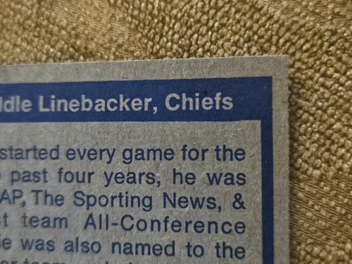 1972 Topps Willie Lanier Kansas City Chiefs #35 - Foto 9 di 11