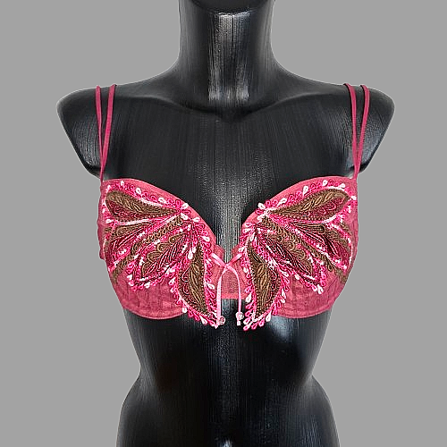 Ravage Lingerie Exklusiver Bügel BH mit Spitze Gr 80 D Edel Luxus Rarität Neu - Picture 1 of 4