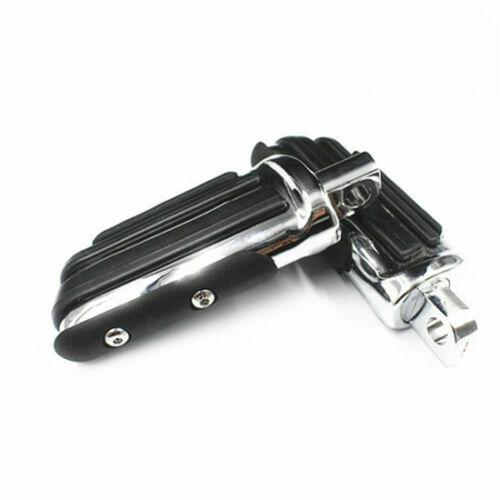 Soporte de reposapiés de estriba cromada para motocicleta para Harley FXSTB FLHR XLH883 - Imagen 4 de 4