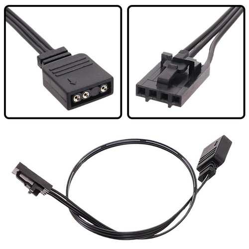 For Corsair 4 Pin RGB to Standard ARGB 5V 3 Pin Connector ZY w/ Adapter 9CH A1B5 - Picture 3 of 11