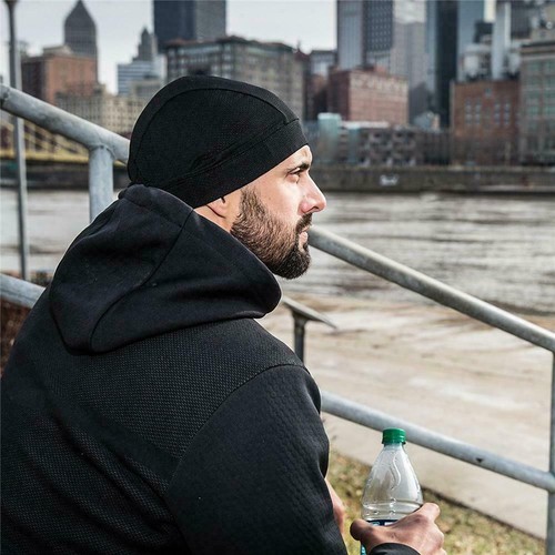 2xCooling Skull Cap Helmet Liner Cycling Sweat Wicking Beanie Cap Under Hard Hat - Bild 9 von 10