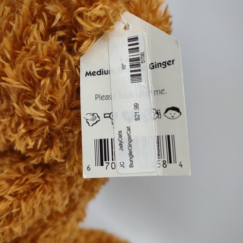 SELTEN Jellycat Bashful orange Bunglie Katze Kätzchen Stofftier nicht mehr produziert 15 Zoll mit Etikett - Bild 7 von 14