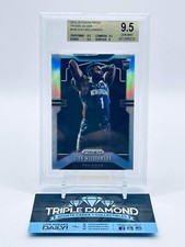 2019-20 Panini Prizm Zion Williamson Silver Prizm Rookie RC BGS 9.5 Gem Mint