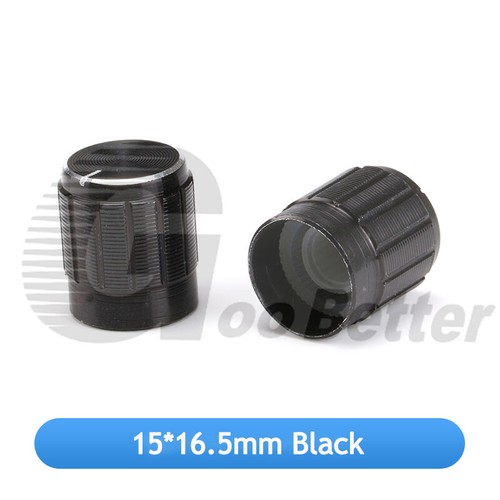 Aluminium Potentiometer Knurled Knob Caps Volume Control For 6mm Dia Shaft Hole - Picture 12 of 12