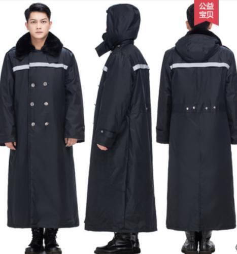 Men's Military Cotton Coat Winter Thicken Outdoor Work Jacket Hooded Warm Loose - Bild 6 von 8