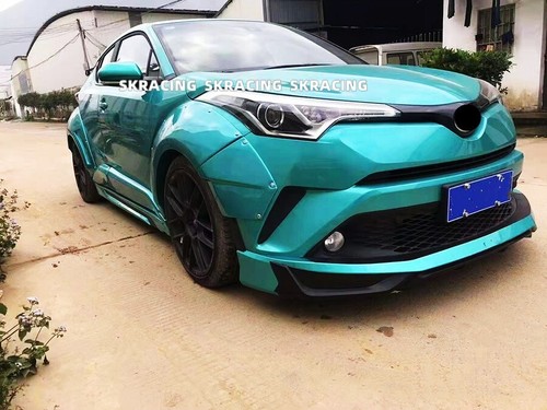 For Toyota C-HR CHR 2018 2019 2020 Unpainted ABS Wheel Arch Fender Flares 12pcs - Picture 7 of 13