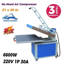 220V 6600W 31x39in Large Format Manual Textile Thermo t shirt Heat Press Machine