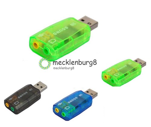 ADAPTATEUR DE CARTE SON AUDIO USB 2.0 vers 3D CM108 chipset VIRTUEL 5.1 CH piste son - Photo 4/4