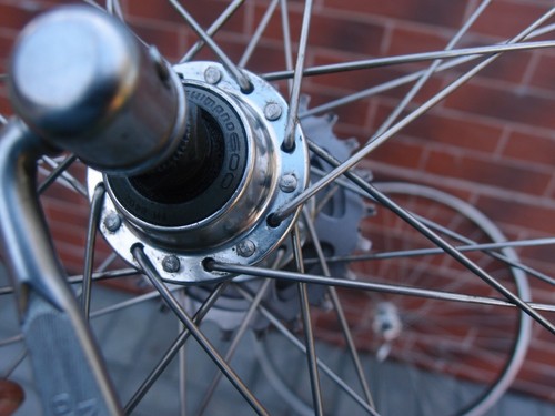 wheels Mavic Open 4 CD France Shimano 600 Tri Colore Shimano Dura Ace 650c 571mm - Picture 22 of 24