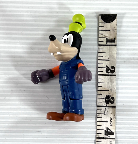 Disney Jr. Goofy Gas Station Garage Mechanic Action Figure 3.25" Inch Toy Mattel - Picture 11 of 12