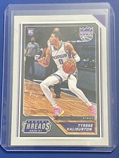 2020-21 Panini Chronicles Threads Basketball Base Rookie #91 Tyrese HALIBURTON