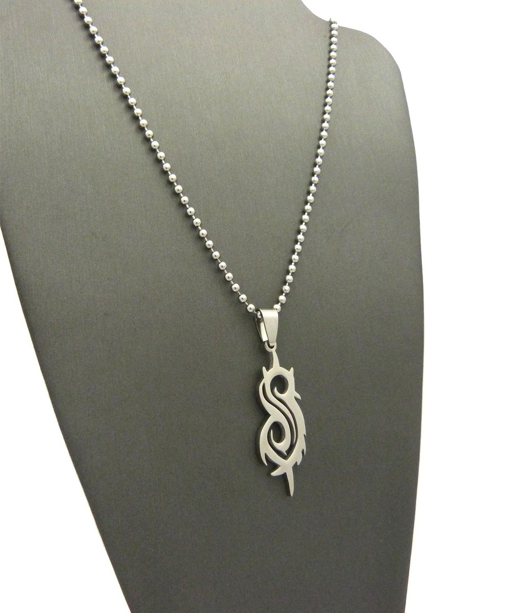 Hip Hop Micro Slipknot Stainless Steel Pendant 24