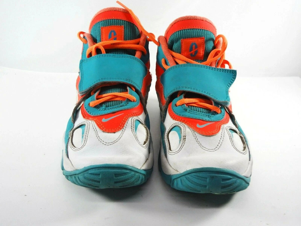 Nike Air Max Speed Turf Kids Size 5.5 Y White Turquoise Orange