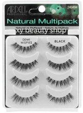 Ardell NATURAL MULTIPACK 4 Pairs DEMI WISPIES False Eyelashes Fake Lashes 61494