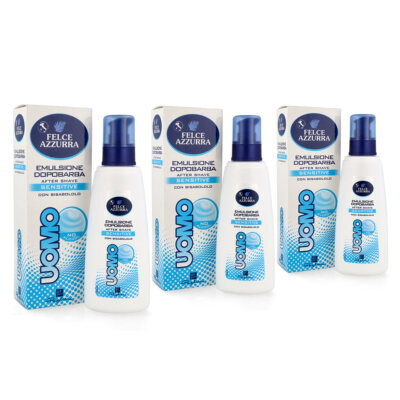 Paglieri Felce Azzurra Uomo After Shave Emulsion ohne Alkohol 3x 100 ml