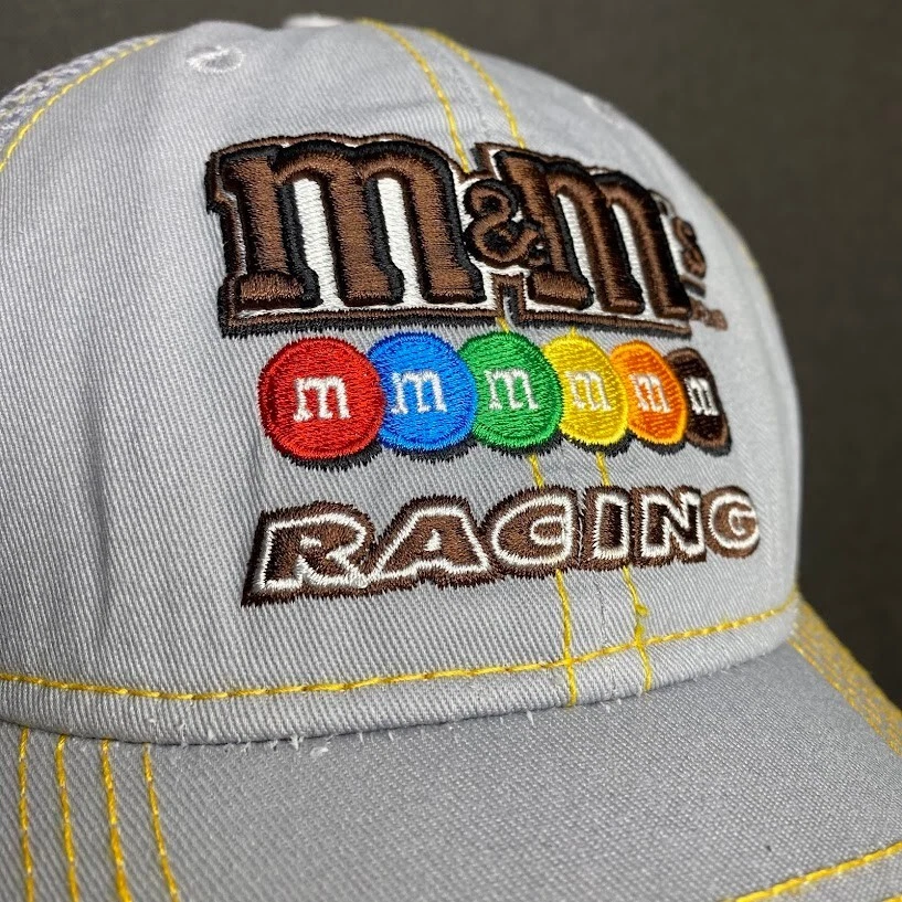 Sombrero New Era Nascar Para Hombre Mediano Grande Gris Bordado M&Ms Racing #18 Informal Foto 2 de 4