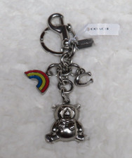 Coach Rainbow Bear Cluster Bag Charm Silver - NWT CM836