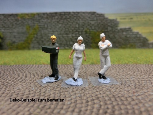 1pz"Ospedale da campo con tenda sanitaria e 6 medici", MASH, Wehrmacht, WW2, 1:87 - Foto 13 di 18