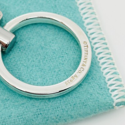 【値下げ】 TIFFANY&CO Makers Key Ring vintage Vintage Tiffany & Co Makers Sterling Silver Key Ring Key
