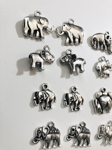 80 dijes de elefante surtidos para amantes de elefantes (2 paquetes de 40) - Imagen 3 de 11