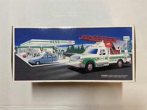 Nuevo camión de rescate Hess 1994 escalera sonido fuego sirena bocina luces en caja auténtico - Imagen 2 de 7