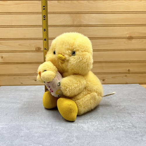 Vintage Avon Chick Mom Baby 8" Plush Easter Egg Jellybeans Duckling Stuffed Toy - Picture 10 of 10