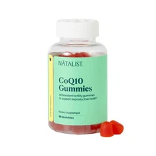 NATALIST CoQ10 Gummies Daily Fertility Vitamin Powerful Antioxidant Defense &