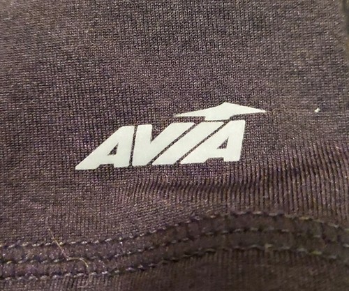 Avia Womens Activewear Top - Size M - Drawstring Turtleneck - Black/Gray - EUC - Picture 3 of 5