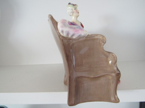 "Figura vintage de Royal Doulton Belle O' the Ball hecha en Inglaterra 1997 8,5" - Imagen 6 de 11