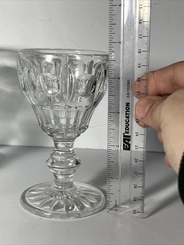 Cordial Glasses Classique-Clear by COLONY Glass Set of 6 Glasses Vintage - Picture 3 of 3