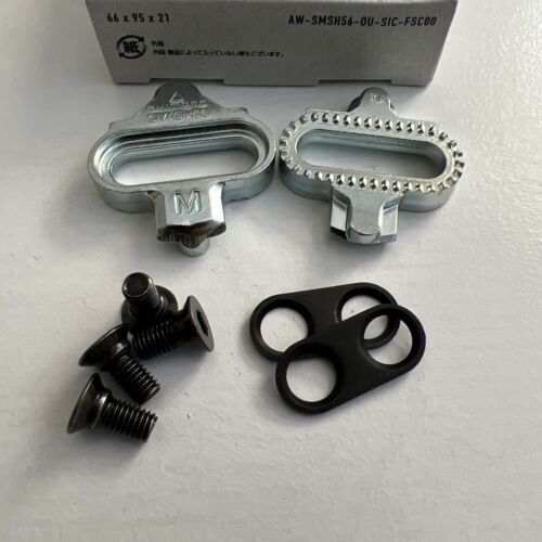 Nuovo set di tacchetti Shimano SM-SH56 SPD adatti a pedali bicicletta PD-M536 M520 M515 M505 M424 - Foto 2 di 5