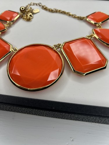 Collar Kate Spade NY Naranja Declaración Match Bengals Browns Bears NFL Joyería - Imagen 4 de 8