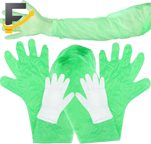 100 Pcs Field Dressing Gloves for Deer Hunting Extra Long Disposable Kit NEW - Picture 12 of 12