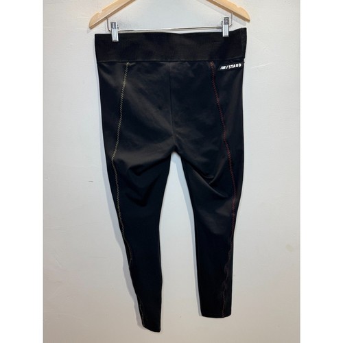 New Balance x Staud Women's Size Large Black Nb Sleek Tight Leggings - Picture 3 of 7