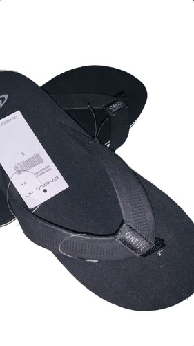 O'Neill Surf Co. Expedition Black Sandals Flip Flops Men's Size 8 NEW - Picture 5 of 5