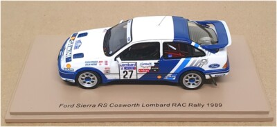 Spark 1/43 Scale S8708 - Ford Sierra RS Cosworth #27 Lombard