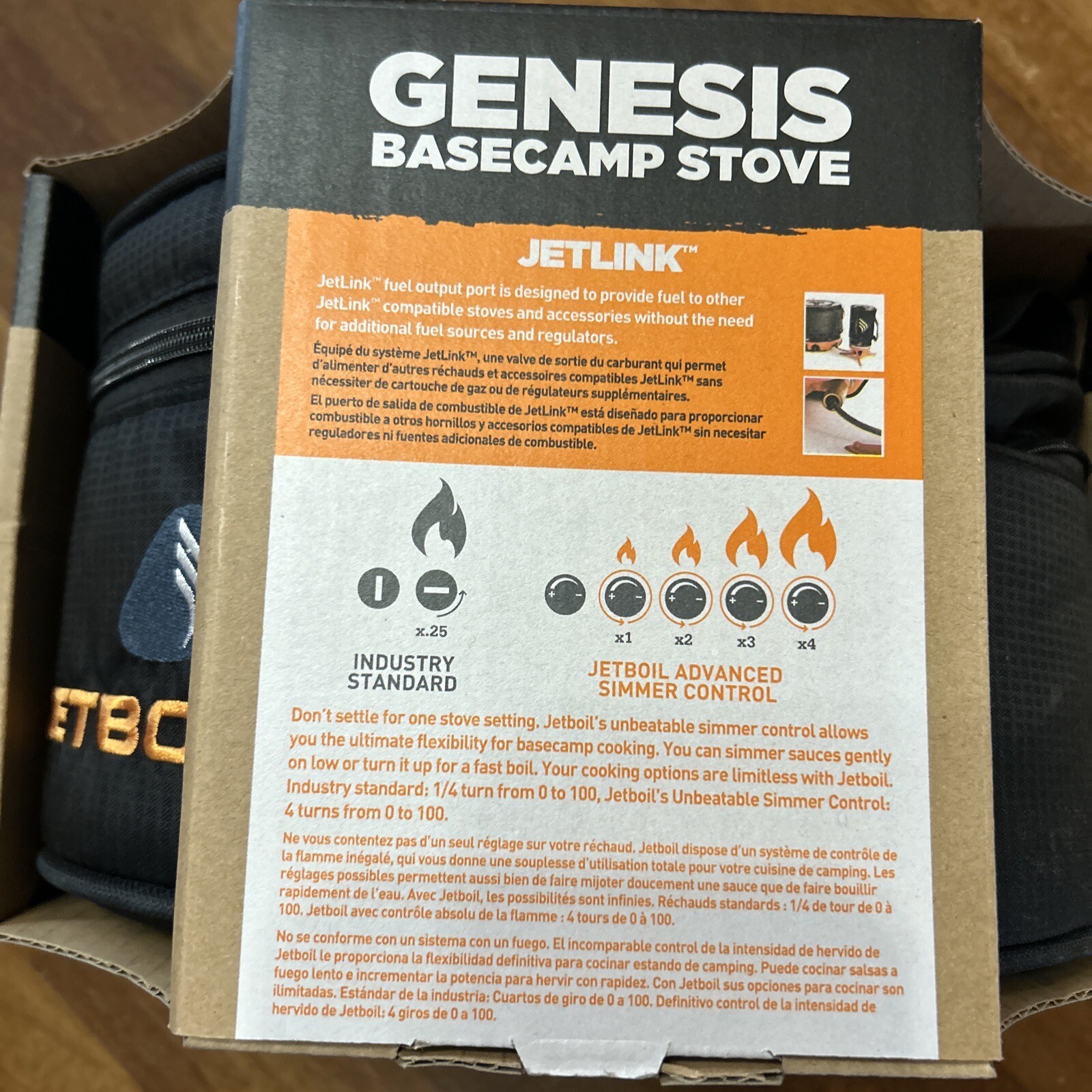 Jetboil Genesis Basecamp Backpacking and Camping Stove Cooking System Storage... eBay