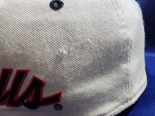 Vintage Chicago Bulls Sports Specialties Hat Back Script Fitted Size 7 Wool Cap - Picture 8 of 15