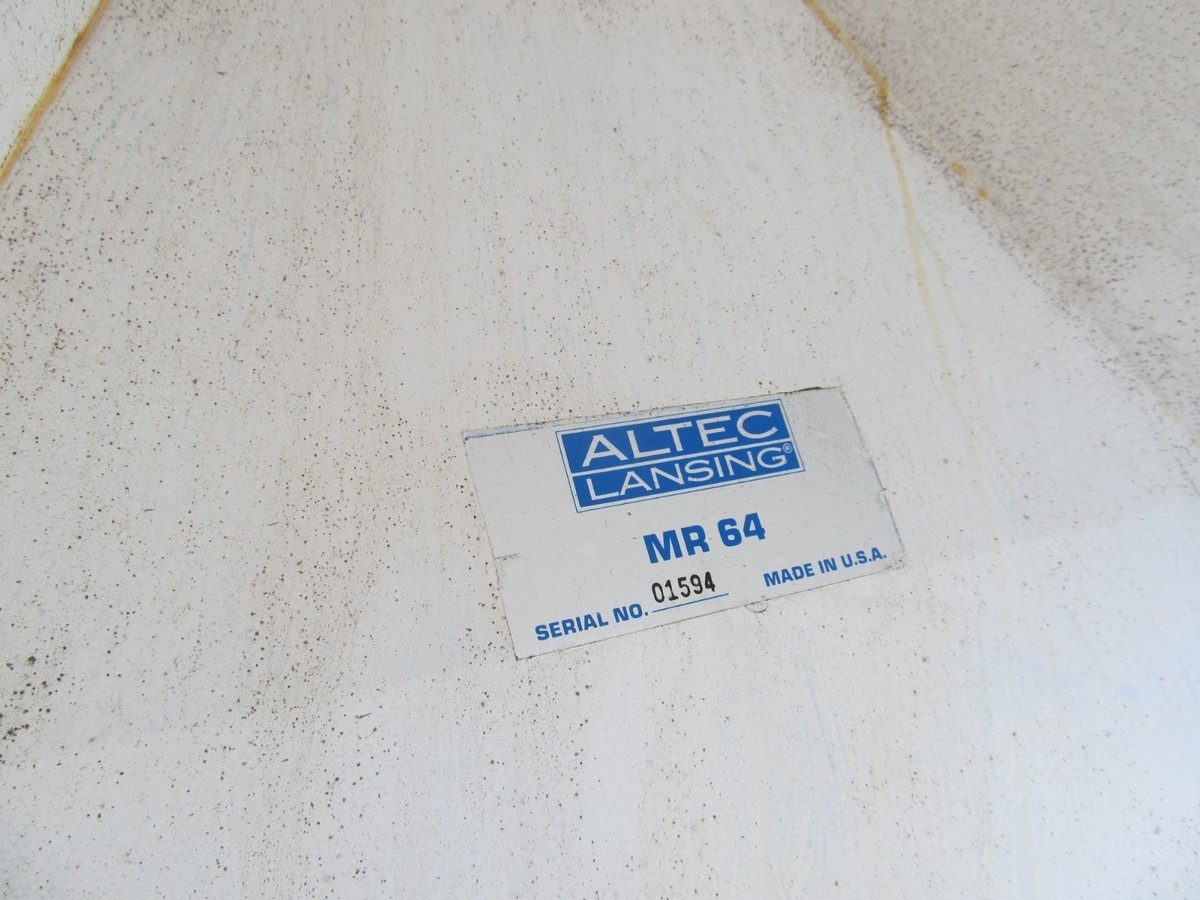 Pair Large Altec Lansing Outdoor Horns/Lens- MR 64-Speakers | eBay
