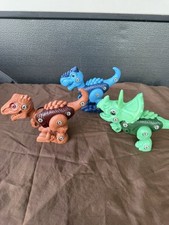 3 Take Apart Dinosaur Toys for Kids STEM Construction Education Raptor