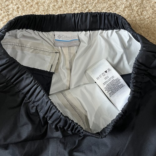 Columbia Kids Trail Adventure Rain Hiking Pants Black Youth Size Large 14/16 - Picture 4 of 9