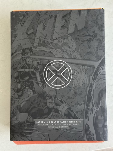 ASICS Kith Marvel Gel Lyte 3 '07 Remastered X-Men Wolverine Size 8.5 with Card  - Bild 13 von 14