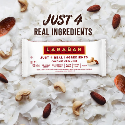 Larabar  Coconut Cream Pie Fruit & Nut Bar   1.7 Oz (Pack Of 4) - Picture 2 of 5