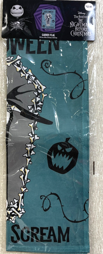 Disney Halloween The Nightmare Before Christmas Garden Yard Flag 12.5" x 18" - Picture 3 of 4