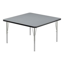 Correll Commercial Laminate 29"H Wood Top Activity Table in Gray Granite